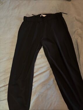 The Delaney MM LaFleuer Black jogger origami tech jogger Pants